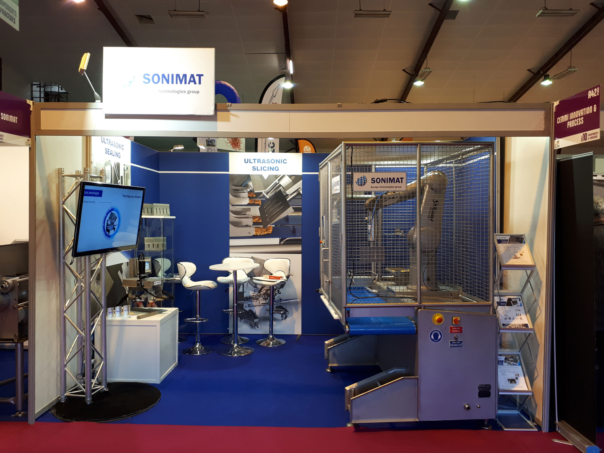 CFIA 2018 - Tranchage et scellage ultrason - SONIMAT