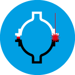 Soudure laser | SONIMAT Picto illustrant la soudure laser | SONIMAT