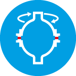 Soudure rotation | SONIMAT Picto illustrant la soudure rotation | SONIMAT